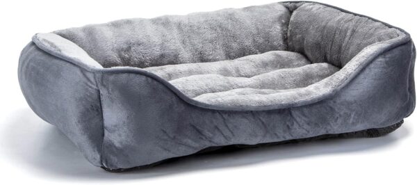 Nobleza Cama Perro, Cama para Perro Lavable, Cama de Perros Medianos Antideslizantes con Relleno de Fibras Super Suave, Cama para Mascotas Pequeños, 67 * 57cm