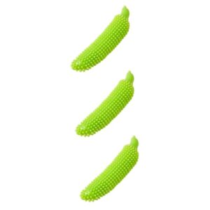 Juguetes para perros pequeños BESPORTBLE – Set de 3 Pelotas mordedoras para la dentición, interactivos, resistentes y fáciles de limpiar