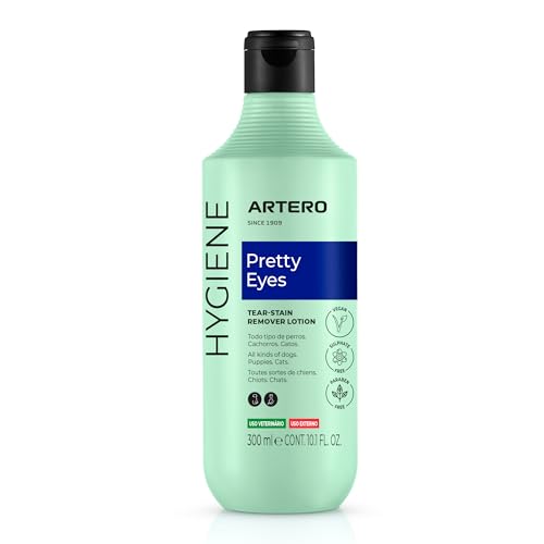 Artero Pretty Eyes Limpiador Ocular Natural para Perros y Gatos – Elimina Manchas de Lagrimal y Cuida la Higiene Ocular con Extractos Naturales