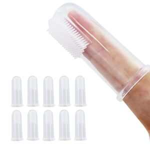 Cepillos de Dientes de Silicona para Mascotas – Pack de 12 Cepillos Suaves para Perros y Gatos, Cuidado Dental Efectivo