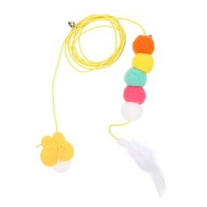 Juguete Colgante Elástico para Gatos SUPVOX – Palo de Gato, Ejercicio y Diversión, Resistente y Seguro