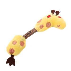 Juguete Masticable para Gatos ibasenice – Stick Silvervine de Peluche, Forma de Animal, Calmante y Seguro para Gatitos de Interior