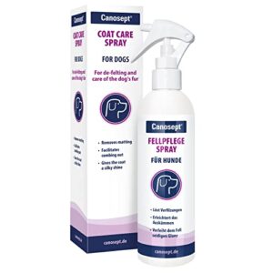 Canosept Spray Desenredante para Perros 250ml – Cuidado del Pelaje y Desenredado Fácil, Protege, Suaviza y Elimina Nudos, Sin Alcohol – Ideal para Todos los Tipos de Pelo Canino