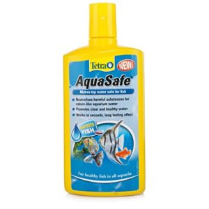 Tetra AquaSafe 500ml – Acondicionador de Agua para Acuarios que Elimina Cloro, Metales Pesados y Protege a tus Peces