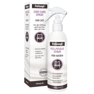 Felisept Spray Desenredante para Gatos 250ml – Cuidado del Pelaje, Perfume y Alivio de la Picazón con Brillo Sedoso