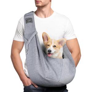 Bolso de Hombro para Mascotas Adiwo – Transportín Ajustable y Seguro para Perros y Gatos de hasta 7,5 kg, Ideal para Viajes y Paseos al Aire Libre