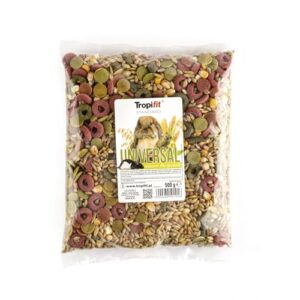 TROPIFIT Universal 500g – Alimento Completo y Nutritivo para Roedores | Mezcla de Cereales y Gránulos para Alimentación Diaria
